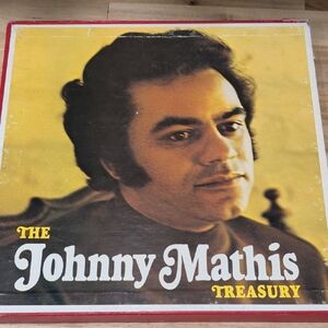 Johnny Mathis Treasury Vinyl Album - Brown Cover